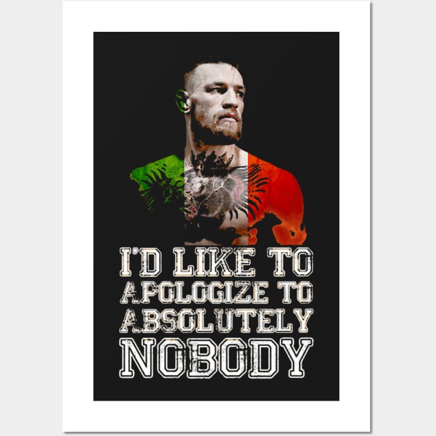 The Conor's Sentence Wall Art by edwinclaw